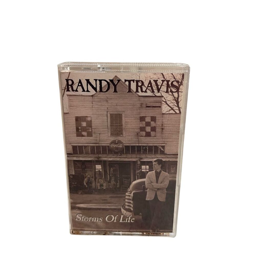 Randy Travis Storms Of Life Cassette Tape 1986 Country Album